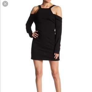 Line & Dot Cold Shoulder Gabi Dress